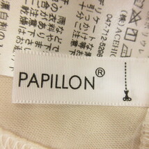 SAISON DE PILLON ワンピース ミディ丈 半袖 花柄 オフホワイト 白 M *T246 レディース_画像3