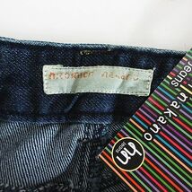 未使用品 ヒロミチナカノ jeans デニム ジーンズ ボトムス クロップド ロールアップ ストレッチ 67 インディゴ ※EKM レディース_画像3