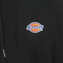 ディッキーズ Dickies 長袖 パーカー トレーナー XL 黒系 ブラック プルオーバー カンガルーポケット ロゴワッペン 綿 コットン メンズ_画像5