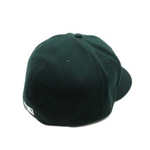 ニューエラ NEW ERA 59FIFTY MLB オークランド アスレチックス キャップ 帽子 緑 ダークグリーン 8 63.5cm 美品 メンズ_画像2