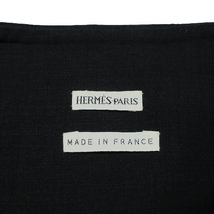 エルメス HERMES マルジェラ期 ヴィンテージ ロングスカート ラップ Hボタン ウール 小さいサイズ 34 XS相当 チャコールグレー IBO45 X レ_画像9