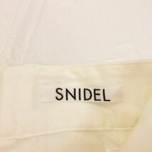 スナイデル snidel ワイドパンツ デニム ロング オフホワイト 白 *A120 レディース_画像3