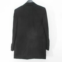 サンローラン パリ SAINT LAURENT PARIS 13AW 348966 シングルジャケット F34 黒系 ブラック 毛 ウール ボタン 裏地 ポケット イタリア製_画像2