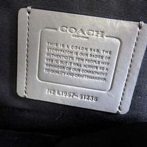 コーチ COACH リュック リュックサック レザー エッジ バックパック 91236 EDGE BACKPACK グレー 黒 ブラック 鞄 カバン レア メンズ_画像6