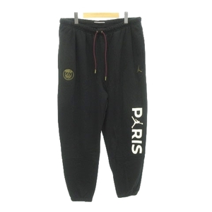 美品 20FW BRAND AS M J PSG PANT ジョーダン ブランド パリ・サンジェルマン ジョガー スウェット パンツ 厚手 4XL 黒 ブラック メンズ