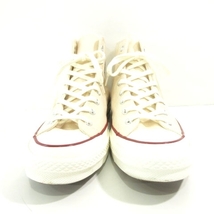 コンバース CONVERSE CT70 チャックテイラー PARCHMENT パーチメント ハイカット スニーカー ロゴ UK9.5 約27cm アイボリー メンズ_画像2