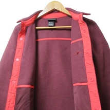 バートン BURTON W HEARTH SNAP SHIRT フリース シャツ スノーボード アウトドア ウエア POLARTEC スナップボタン S ボルドー IBO51 X_画像7