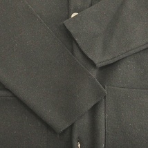 ジョンスメドレー JOHN SMEDLEY ニット ジャケット カーディガン ウール 英国製 ブラック S メンズ_画像5