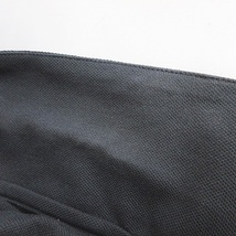 アディダス adidas ゴルフ シャツ 半袖 プリント アーガイル柄 刺繍 黒 グレー ブラック O メンズ_画像7