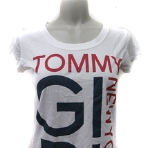 トミーガール tommy girl Tシャツ カットソー 半袖 XS 白 ホワイト /YI レディース_画像2