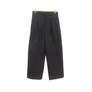  Dress Terior DRESSTERIOR slacks pants wide 36 black black /YK lady's 