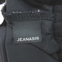 ジーナシス JEANASIS ギャザースカート シフォン ロング ドット F 黒 ブラック /CT レディース_画像6