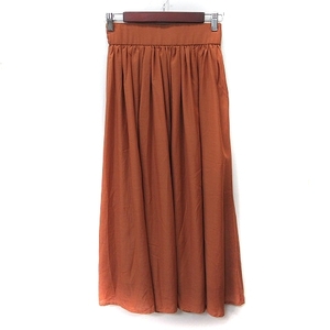  Nano Universe nano universe flair skirt gya The - maxi F tea brick /YI lady's 