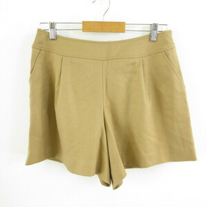  Indivi INDIVI short pants culotte tea 42 *T347 lady's 