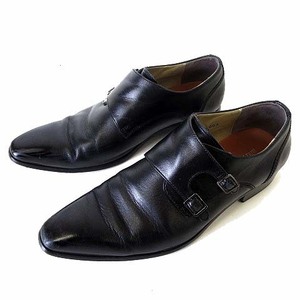 PABEL MALDINI シューズ ビジネスシューズ 革靴 ダブルモンクストラップ 本革 レザー 26.0cm 黒 ブラック 紳士 くつ 靴 メンズ