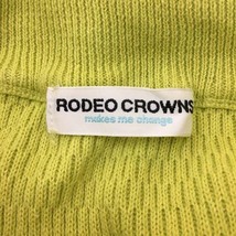 ロデオクラウンズ Rodeo Crowns スカート ニット フレア ロング ウエストゴム ネオン 無地 FREE 黄緑 イエローグリーン レディース_画像5