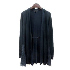  Untitled UNTITLED cardigan switch 2 navy blue navy /MN lady's 