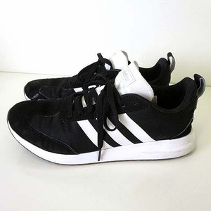 アディダス adidas スニーカー ランニングシューズ RUN 60s EG8690 シューズ 27.5cm 黒 ブラック 白 ホワイト くつ 靴 レア 希少