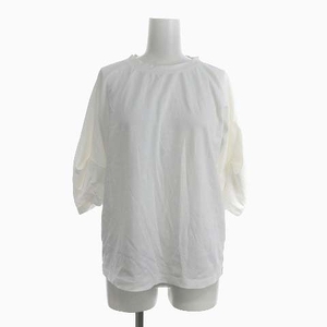 シーオール SEEALL 折り紙スリーブTシャツ 五分袖 M 白 ホワイト SAW23 TS901 /SW レディース