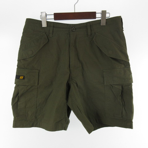 ダブルタップス WTAPS ショートパンツ 21SS 211BRDT-PTM05 CARGO SHORTS COTTON RIPSTOP リップストップ カーゴ ショーツ ハーフ カーキ 2