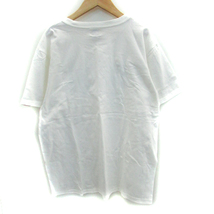 スマート スパイス SMART SPICE Tシャツ カットソー 半袖 ラウンドネック プリント XL 大きいサイズ 白 ホワイト /SM37 メンズ_画像2