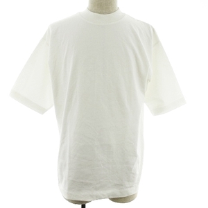 グリーンレーベルリラクシング ユナイテッドアローズ Tシャツ カットソー 半袖 クルーネック 薄手 コットン 無地 M 白 トップス メンズ