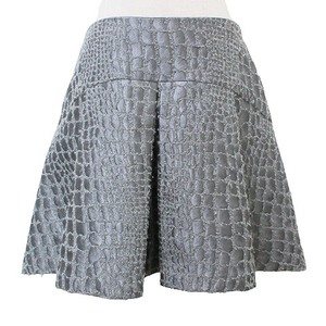  Adore ADORE miniskirt tuck flair Jaguar do wool .36 S corresponding gray IBO53 X lady's 