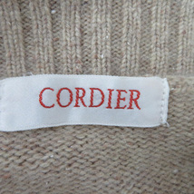 コルディア CORDIER ニット セーター 長袖 シルク混 オーバーサイズ 40 L マルチカラー ベージュ /YK26 レディース_画像6
