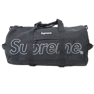 シュプリーム SUPREME 18AW 2WAY ダッフルバッグ ボストンバッグ ボックス ロゴ 鞄 黒 ブラック メンズ