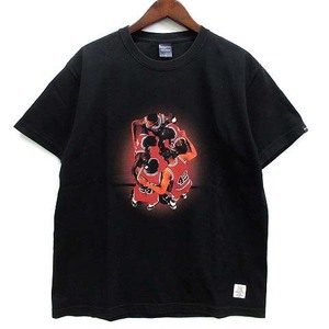 アップルバム APPLEBUM 90s シカゴブルズ Tシャツ 半袖 クルーネック ブラック 黒 L メンズ