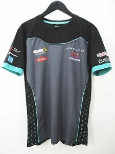  Motor Sport 2022 Formula E Jaguar TCS racing team official short sleeves T-shirt S black series black print men's 