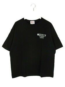 PORK CHOP GARAGE SUPPLY ポークチョップ NOTHING CHANGES TEE プリント Tシャツ M ブラック 半袖 カットソー