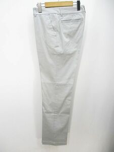 zo-iZOY Golf одежда длинный длина брюки 40 пепел серия светло-серый Zip fly нашивка стрейч женский 