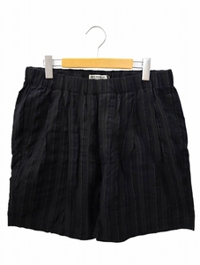 クーティー 2023SS STRIPE SUCKER CLOTH 2 TUCK EASY SHORTS ストライプ サッカー クロス 2タック イージー ショーツ ハーフパンツ L