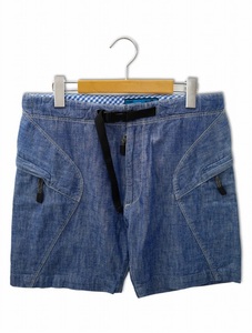  Kato KATO` cotton Dungaree shorts shorts M BLUE( blue ) men's 