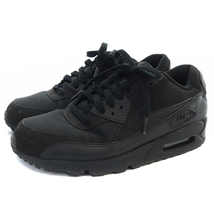 ナイキ NIKE エアマックス 90 エッセンシャル AIR MAX 90 ESSENTIAL スニーカー ロゴ 切替 27.5cm 黒 ブラック 537384-090 /SR35 メンズ_画像2