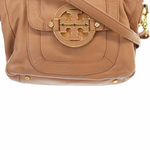 トリーバーチ TORY BURCH ハンドバッグ ショルダーバッグ 2way ロゴ レザー ピンクべージュ /SR32 レディース_画像4