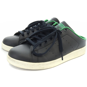 アディダスオリジナルス adidas originals スタンスミス STAN SMITH MULE サンダル スニーカー レザー 23.5cm 黒 緑 グリーン FX5858 /SR24