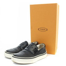 トッズ TOD'S KATE ケイト レザー ゴンミーニ スリッポン スニーカー 36 23cm 黒 ブラック XXW03E0GC41JUS9999 /SR21 レディース_画像6