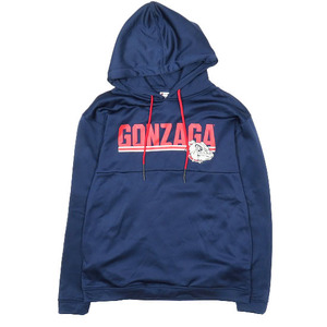 チャンピオン CHAMPION gonzaga ゴンザガパーカー フーディ ブル スウェット プリント 長袖 プルオーバー ネイビー M メンズ