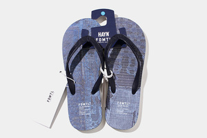 28cm 未使用品 FDMTL ファンダメンタル HAYN BEACH SANDAL ビーチサンダル US10 BORO FA22/HY11 /◆ メンズ