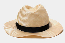 ROUGH AND RUGGED ラフアンドラゲッド DINO PANAMA HAT GRASS パナマハット 中折れ 帽子 3 BEIGE ベージュ /◆ メンズ_画像3