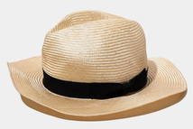 ROUGH AND RUGGED ラフアンドラゲッド DINO PANAMA HAT GRASS パナマハット 中折れ 帽子 3 BEIGE ベージュ /◆ メンズ_画像1