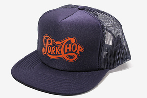 未使用品 2023AW PORKCHOP GARAGE SUPPLY ポークチョップ PPS MESH CAP メッシュキャップ NAVY ネイビー PCGS-23-A10 /● メンズ