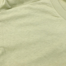 未使用品 アングリッド UNGRID ビッグシルエットネップTee Tシャツ 半袖 クルーネック コットン F カーキ /MY ■OS レディース_画像7