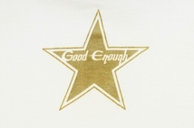 グッドイナフ GOODENOUGH 90s 初期 ONEITA BODY GE logo T-shirt スター ロゴ プリント Tシャツ 半袖 M 白 ホワイト ゴールド ブランド古着_画像5