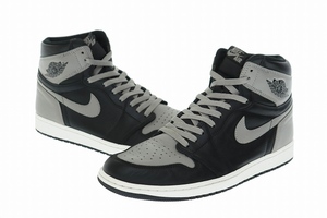 ナイキ NIKE AIR JORDAN 1 RETRO HIGH OG SHADOW エア ジョーダン ハイ シャドウ 555088-013 29.5 ブラック グレー ▲■240506