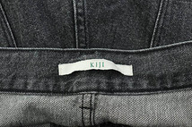 BLOOM＆BRANCH KIJI ブルームアンドブランチ キジ 22AW OIMATSU Wide Denim ワイド デニム パンツ ジーンズ BBZ2021603A0006 5 黒 ブラック_画像7