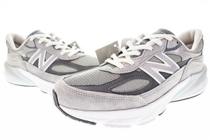 未使用品 ニューバランス NEW BALANCE M990GL6 2023 26.5cm Dワイズ 990 V6 GRAY MADE IN USA スニーカー グレー 【ブランド古着ベクトル】