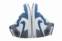 ナイキ NIKE AIR JORDAN 1 RETRO HIGH OG True Blue エア ジョーダン レトロ ハイ トゥルー ブルー DZ5485-410 27 ホワイト グレー ▲■240_画像3